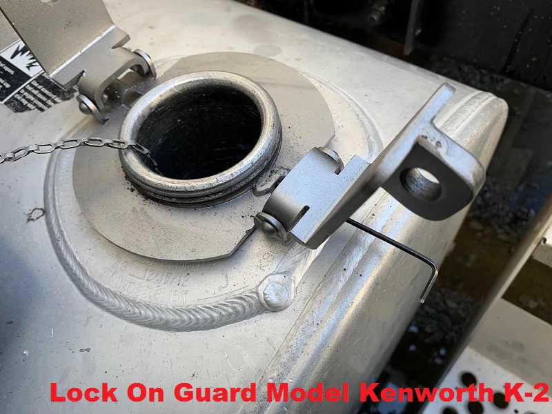 Kenworth/Mack Semi Truck Lock-On Guard Locking Fuel Cap Anti Theft Device
